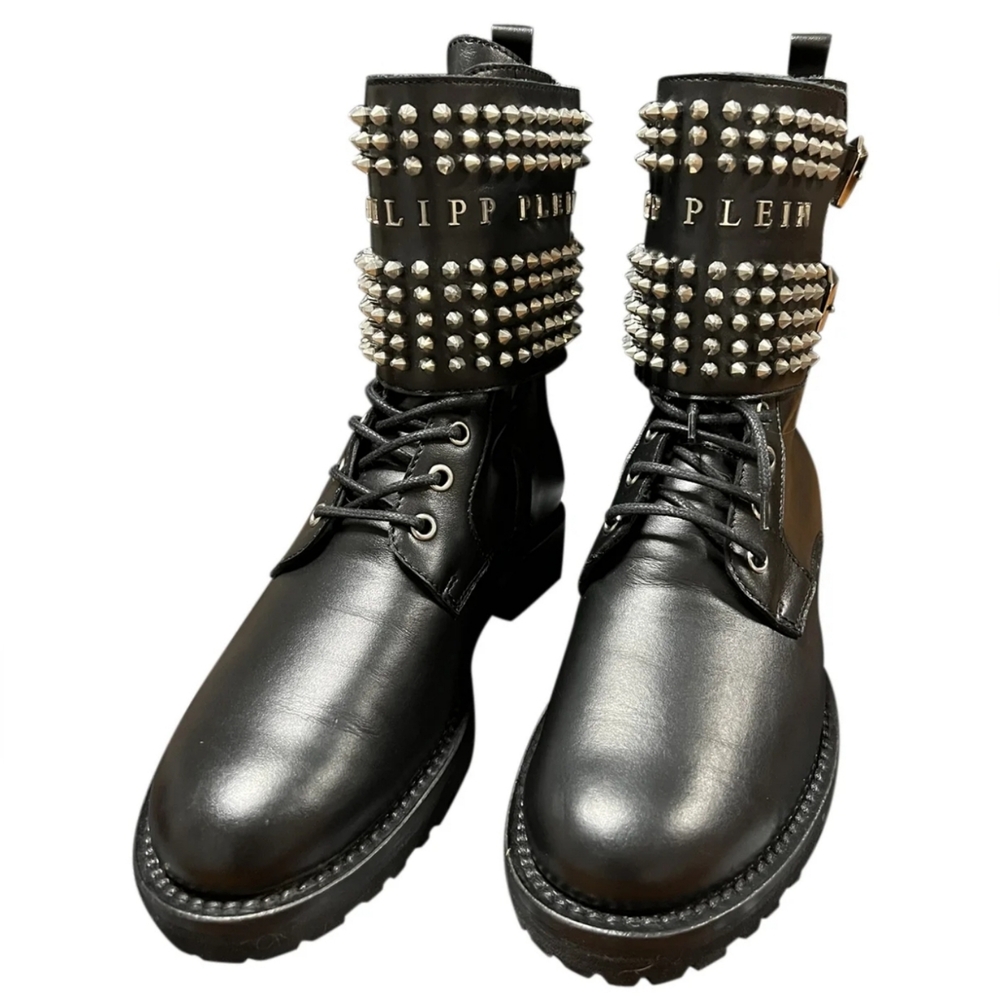 PHILIPP PLEIN combat boots